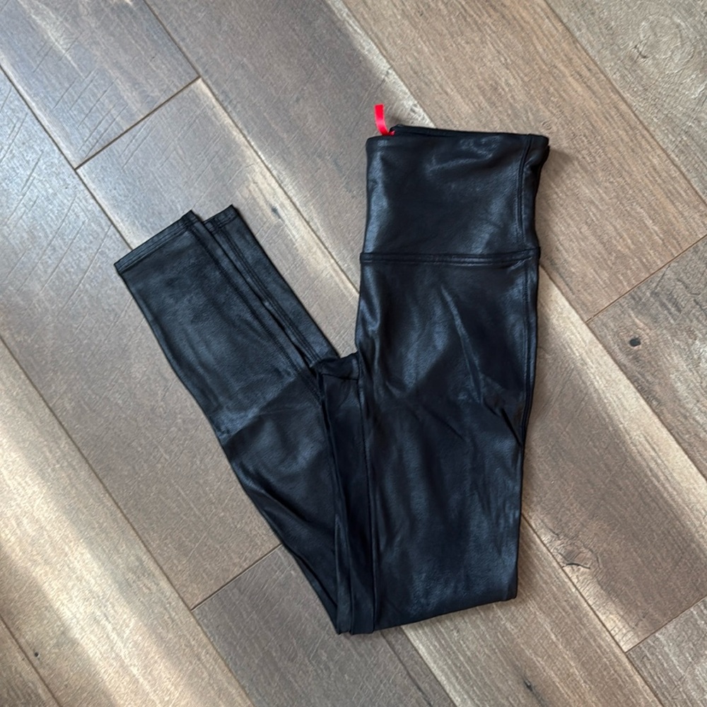 Spanx faux leather leggings
